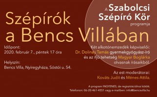 Szépírók a Bencs Villában