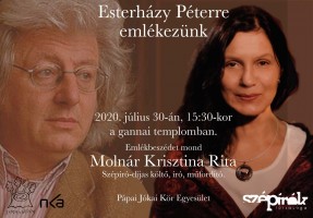 Esterházy Péterre emlékezünk