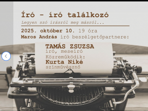 Író-író találkozó