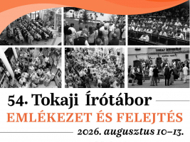 54.Tokaji Írótábor